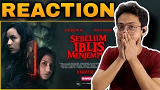 Reaction Official Trailer SEBELUM IBLIS MENJEMPUT  Holly Verse [upl. by Essie]