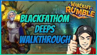 🎮Blackfathom Deeps Walkthrough Warcraft Rumble [upl. by Mairim]