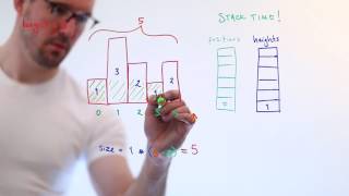 Coding Interview Problem Largest Rectangle in a Histogram [upl. by Eugen]