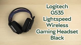 Розпаковка Logitech G535 Lightspeed Wireless Gaming Headset Black 981000972 [upl. by Dnar]