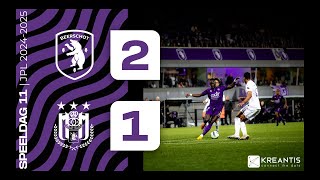 K BEERSCHOT VA 21 RSC ANDERLECHT  HIGHLIGHTS [upl. by Aldarcy]