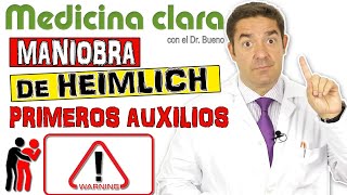 MANIOBRA DE HEIMLICH en niños y adultos PASO a PASO  ATRAGANTAMIENTOASFIXIA  Medicina Clara [upl. by Bela160]