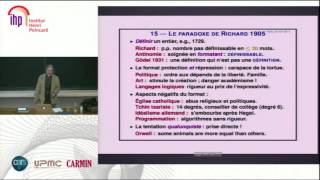 9  Lectures  JeanYves Girard 23 Questce quune question  le format [upl. by Irtemed]