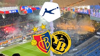 FC Basel vs YB  Stadionvlog  EINAZIGRTIGE CHOREO VON BASEL🤩👏 YB WEITERHIN TABELLENSCHLUSSLICHT😮🤔 [upl. by Heddy]