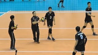 東福岡高等学校 スパイク練習 春高2017男子2回戦より Japan volleyball [upl. by Yspyg]