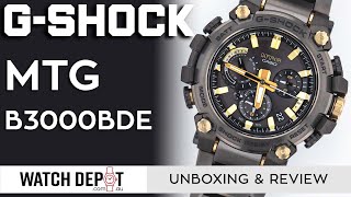 GShock MTGB3000BDE1A Unboxing amp Review  SUPERIOR FINISHING  TOUGH CASE [upl. by Assille]