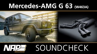 NAP Klappenauspuff ▶ MercedesAMG G 63  Soundcheck [upl. by Gussie]