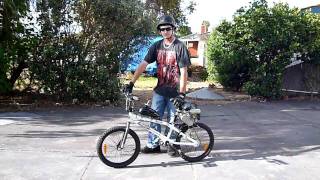 Deadly BMXs 66cc motorized BMX [upl. by Attem]