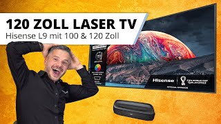 120 Zoll Laser TV mit dem Hisense L9G  mehr Bild geht nicht [upl. by Enner]