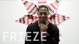 Sanford Biggers on Quilts Hidden Codes and the Boogie Down  Frieze New York 2023 [upl. by Ahsad25]