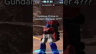 Optimus Prime Gundam Breaker 4 [upl. by Carhart]