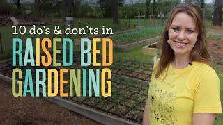 Beginner Gardening Raised Bed Dos amp Donts [upl. by Esile432]