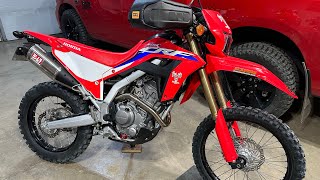 HONDA CRF300L YOSHIMURA RACE RS4 FULL EXHAUST INSTALL [upl. by Lorrin]