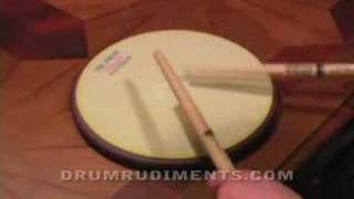 Drum Rudiments 26  Flam ParadiddleDiddle DrumRudiments [upl. by Agemo]