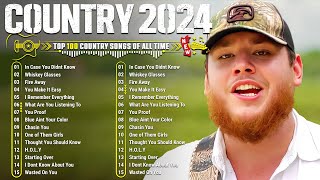 Country Music Playlist 2024  Luke Combs Chris Stapleton Morgan Wallen Luke Bryan Kane Brown [upl. by Alleunam]