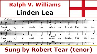 Ralph Vaughan Williams  Linden Lea Robert Tear [upl. by Estis]