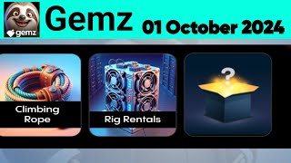 01 OCTOBER Gemz Daily Code Activation 💯🔥 Get 5M Gemz Coins [upl. by Bortz]