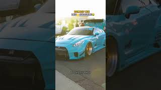 Nissan Gt R35🤑Blue tampan😎 otomotif jdm cars nissangtr creator shorts [upl. by Noyr]