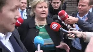 Erna Solberg  Regner med vi får punkt på punkt med kritikk [upl. by Buddy169]