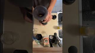 broke college student makes his own morning cup of coffee college coffee aeropress [upl. by Eidaj]