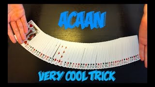 ACAAN Super Impressive Card Trick Performance and Tutorial [upl. by Marijane]