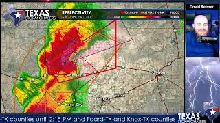 April 27 2024 LIVE Texas TornadoSevere Weather Coverage via TexasWeatherCenter [upl. by Drain]