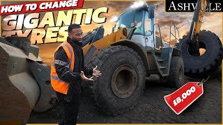 How To Change GIANT TYRES on MEGA MACHINES [upl. by Silvia]