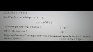 1ESMATHS EXERCICE DE SYNTHESE SUR LES APPLICATIONS [upl. by Siramay]