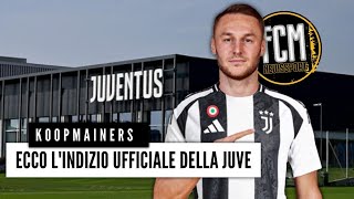 Juventus numeri di maglia sul sito e Koopmeiners  Analisi FcmNewsSport [upl. by Onit]