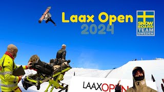 Laax Open 2024  Snowboard Team Sweden [upl. by Ecitsuj]