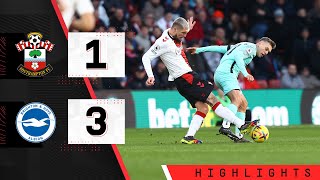 HIGHLIGHTS Southampton 13 Brighton  Premier League [upl. by Leid490]