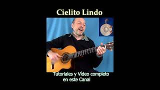 🌞 CIELITO LINDO 🎸 Guitar CoverShorts [upl. by Aramac]