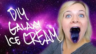 🌎 DIY GALAXY ICE CREAM 🚀 SUPER EASY [upl. by Deyas349]