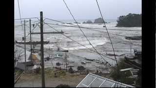 Tsunami at Cape Hirota near Rikuzentakata Iwate Prefecture [upl. by Gensmer]