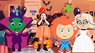 Ainhoa Isaho  FIESTA DE HALLOWEEN  Familia D3 [upl. by Nahsrad996]