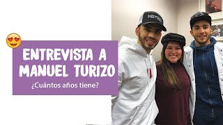 Entrevista a Manuel Turizo ¿Cuántos años tiene 🤔  🙈 Ms Wendy Pillaca 🙈 [upl. by Attelra]