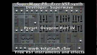 SuperWAVE P8  Free VST Synth  vstplanetcom [upl. by Ruddy]