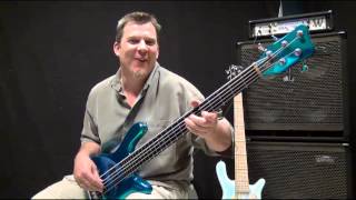 Warwick product specialist Andy Irvine Demo Robert Trujillo Signature [upl. by Ardith]