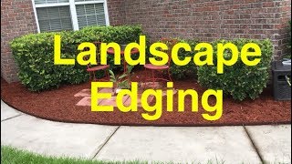 How To Install COLMET Metal Landscape Edging  STOP Losing Mulch [upl. by Yclek]