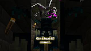 Can You Survive 60 Seconds in this INSANE Minecraft Warden Worldmeme virel shorts shortsvideo [upl. by Ponton]