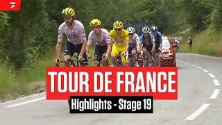 Tour de France 2024 Stage 19 Highlights [upl. by Okimuk463]