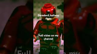 Daredevil Hallway Fight lego daredevil superhero stopmotion [upl. by Farron704]