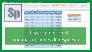 ✅ Función SI con varias OPCIONES de RESPUESTA [upl. by Ellennod]