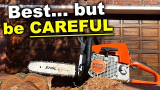 Best Gas Chainsaw Everything you NEED to know  Stihl MS250  Review and Testing Burton Builds [upl. by Sielen246]