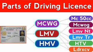 Types of Driving Licence in India 2024  Driving Licence Category amp Class of Vehicles in Hindi [upl. by Ecinej]