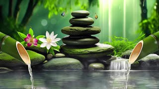 Bamboo Water Fountain l Relaxing Piano Music 🎹 Relaxing Music for Sleeping and Dreaming  Live 247 [upl. by Nosam]