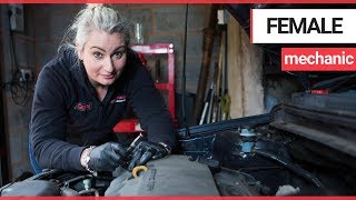 A female mechanic hopes to inspire girls to get into the world of vehicle repair  SWNS TV [upl. by Lucas]