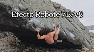 Efecto Rebote 7Bv8🔥  un clásico de totoralillo🏝 totoplaya boulder boulderenchile [upl. by Dihgirb]