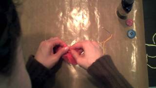 How To Make Flowers out of Recycled Dryer Sheets [upl. by Chris]