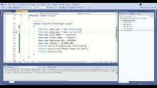 C Overload Constructor with visual studio [upl. by Georgine202]